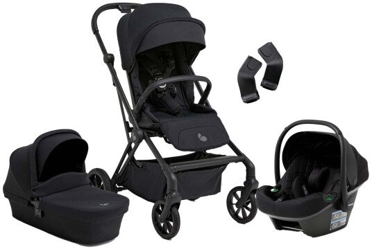 Beemoo Pro Twist Duovogn inkl. Beemoo Route Babybilstol Coffee Black/Black Stone