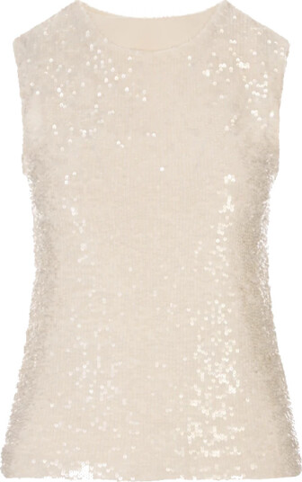 P.a.r.o.s.h. Dame Topper Hvit L,