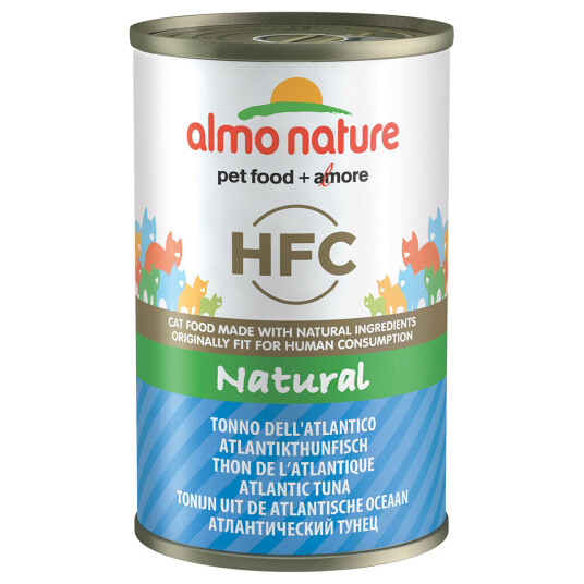 Almo Nature Hfc Økonomipakke Natural 12 X 140 G Tunfisk Fra Atlanterhavet