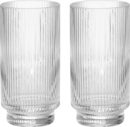 Drikkeglass Riflet 49 Cl 2 Pak