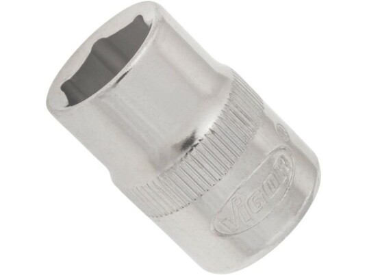 Vigor V2273n, Slaghylsa, Silver, 1 Huvuden, 3/8", Metriska/Brittiska, 10 Mm