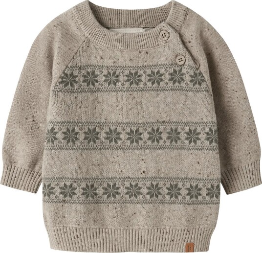 Lil"Atelier Nbngalto Rob Ls Knit Lil OXFORD TAN 86