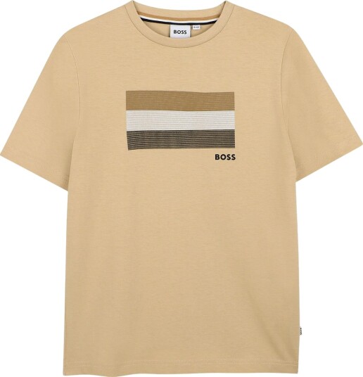 BOSS T skjorte Stone BOSS 12 år 152 T skjorte Beige