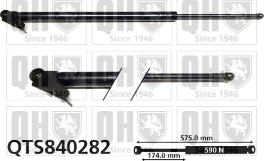QUINTON HAZELL QTS840282 Baklukedemper