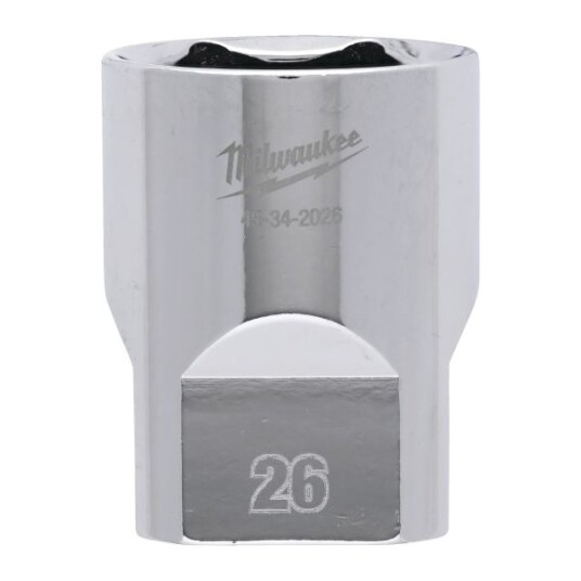 Milwaukee 4932480024 Pipe 1/2", kort 26 mm, Håndverktøy