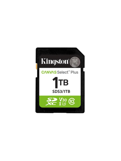 Kingston Canvas Select Plus Gen3 SDXC - 150MB/s - 1TB