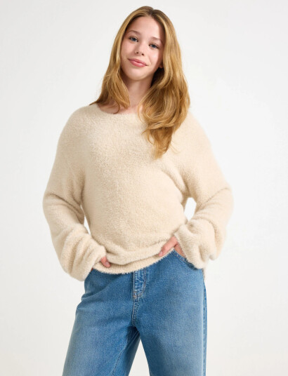 Lindex Langã¦Rmet Trã¸je Beige 158/164