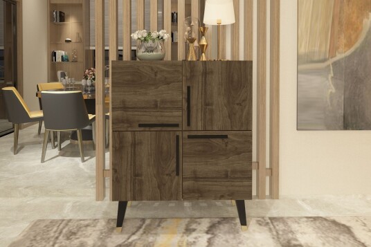 Rinorea Konsollbord 70x90 cm Brun