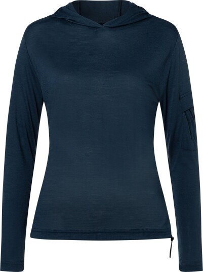 super.natural Women's Relax Light Pocket Hoodie Blueberry XL