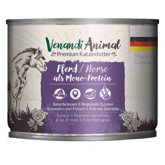 Venandi Animal Sk Monoprotein 6 X 200 G Hest