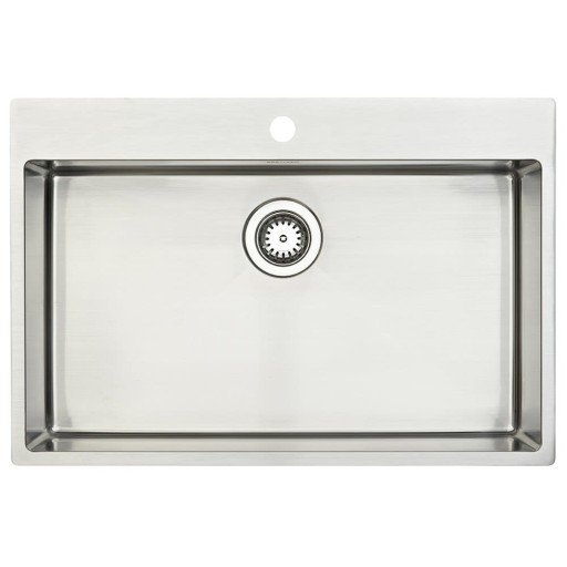 Lavabo Kubus 720 soft kjøkkenvask 74x50 cm, rustfritt stål Lavabo Kubus 720 soft kjøkkenvask 74x50 cm, rustfritt stål