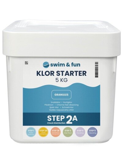 Swim & Fun Klor Starter Fast Dissolving Granules 5 kg