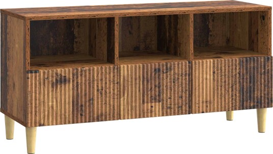  TV skap med skuff Gammelt tre 102 x 34,5 x 50 cm Konstruert tre