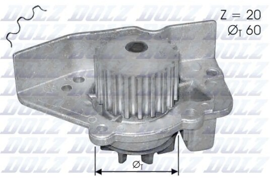 DOLZ N405 Vannpumpe DOLZ N405 Vannpumpe
