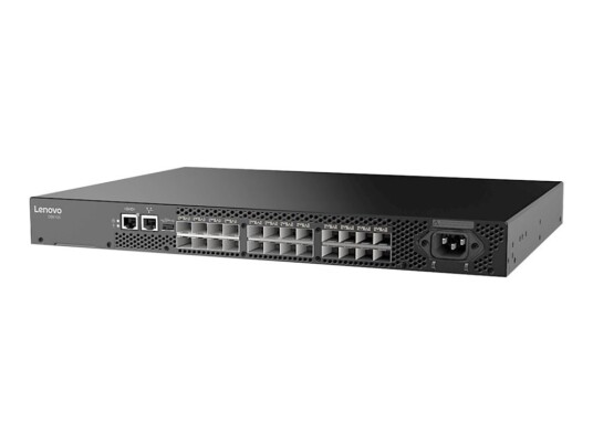 Lenovo Thinksystem Db610s   Switch   Styrt   8 X 32Gb Fibre Channel Sfp+   Stasjonær Rackmonterbar   Med 8 X 16 Gbps Swl Sfp+ Transceiver
