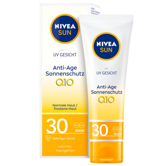 Nivea Sun Q10 UV Face Anti Age & Pigment SPF 50 Solkrem 50ml