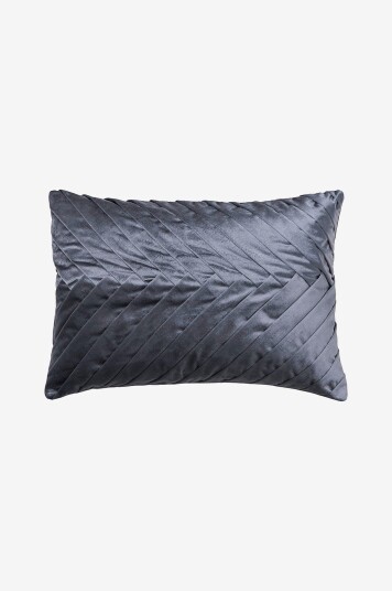 Ellos Home Putetrekk Sanora Pleat Grå