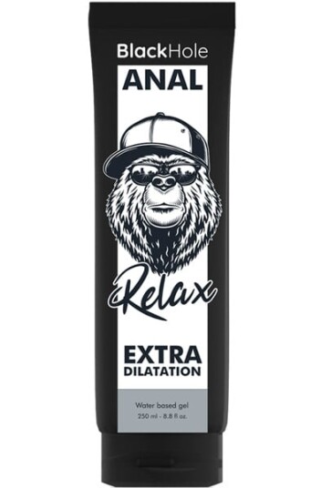 Black Hole Relax Dilatation Water Based Gel 250 ml Black Hole Relax Dilatation Water Based Gel 250 ml