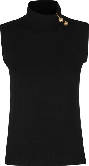 Alberta Ferretti Dame Topper Svart M,