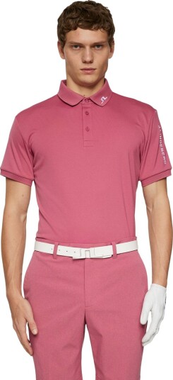 J.LINDEBERG Tour Tech Golf Polo T skjorte Herre Lyserosa M