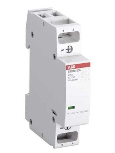 ABB Esb16-20n-01 installation contactor 2no/0nc 24v ac/dc (3471523006980)