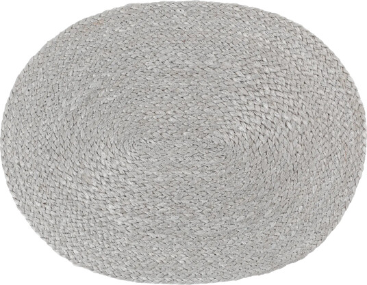Dixie Elin bordbrikke oval Silver grey
