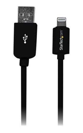 StarTech 3m Lightning til USB-kabel for iPhone/iPad/iPod - Sort
