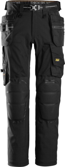 Snickers Workwear 6590-0404 AllroundWork Arbeidsbukse svart, stretch 52, Klær