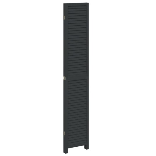  Romdeler 4 paneler svart heltre keisertre 8721012075481