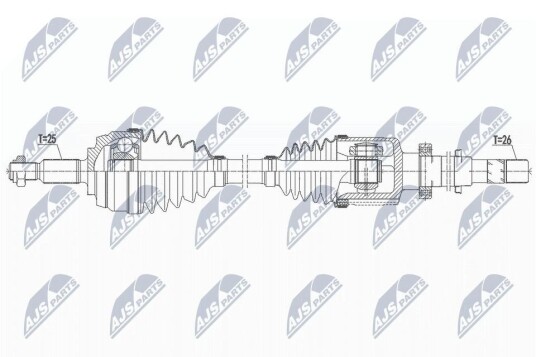 Nty Drivaksel NTY NPW RE 159 Nty Drivaksel NTY NPW RE 159