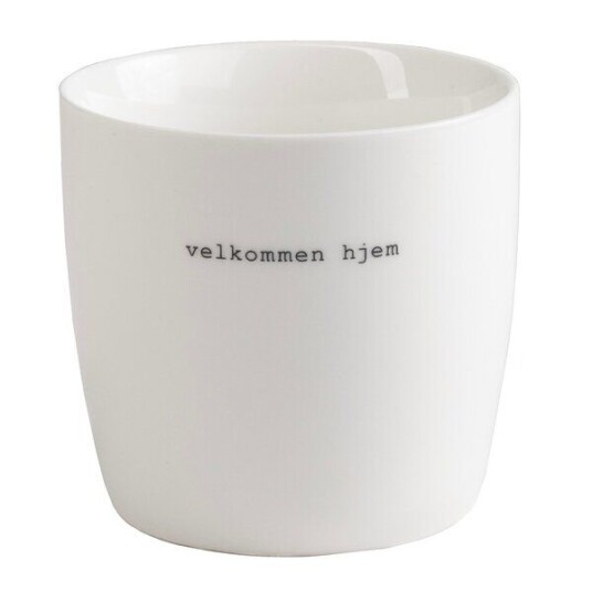 Sögne Home Krus Velkommen Hjem 30 cl hvit Sögne Home Krus Velkommen Hjem 30 cl hvit