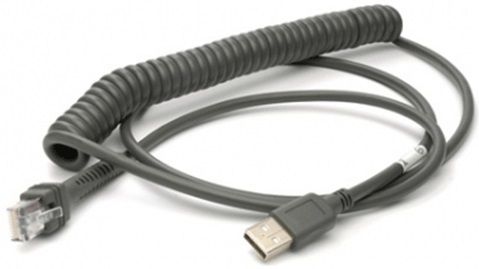 HONEYWELL Honeywell Metrologic Cable: USB black Type A 2.9m 9.5? coiled host power