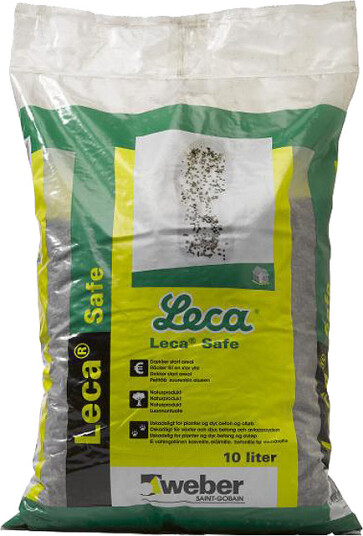 Leca Safe Vinterstrø 10L - Naturprodukt for Sklihindring og Jordforbedring