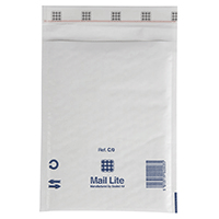 Boblekonvolutt Mail Lite C/0 150x210 mm hvit, 100 stk. Boblekonvolutt Mail Lite C/0 150x210 mm hvit, 100 stk.