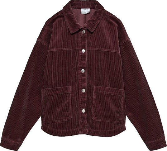 Vero Moda Vmjamie Ls Corduroy Shacket Mix Noos Burgundy XS
