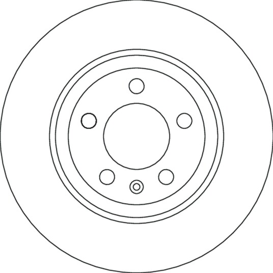 Bremseskive TRW DF4624