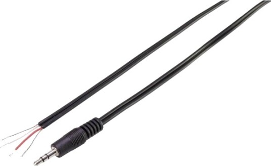 Tru Components Jackkabel 3,5mm Til Åpen Ende Stereo Tc-6649300