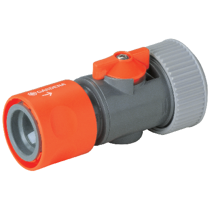 KOPLING M/VENTIL 3/4" 2943 GARDENA