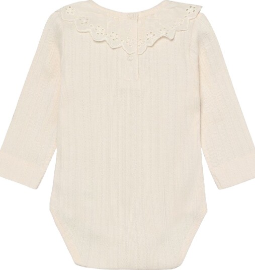 En Fant Body Ls Pointelle Cream 62