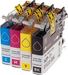 G&G Brother LC 123VALP BK/C/M/Y blekkpatroner 4 pk 14781