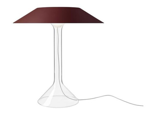 Foscarini Chapeaux M Bordlampe Mørk Rød