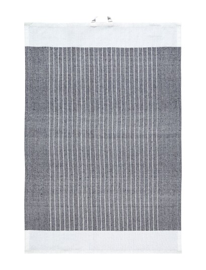 Noble House Kitchen Towel Ronja Recycled Stripe - Grey - 50X70CM x 1.5 Noble House Kitchen Towel Ronja Recycled Stripe - Grey - 50X70CM x 1.5