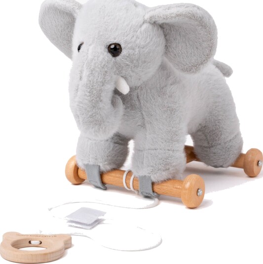 Teddykompaniet Dragdjur Elefant Grey 24 cm Teddykompaniet Dragdjur Elefant Grey 24 cm