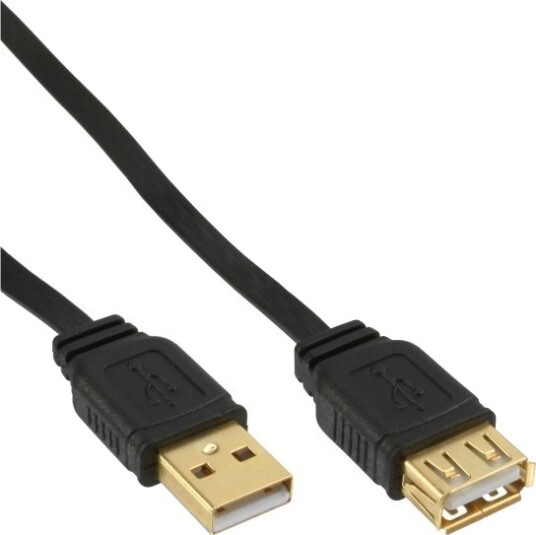 Inline 4043718178773 5 M Usb A Usb A Usb 2.0 Hankjønn/Hunkjønn Sort