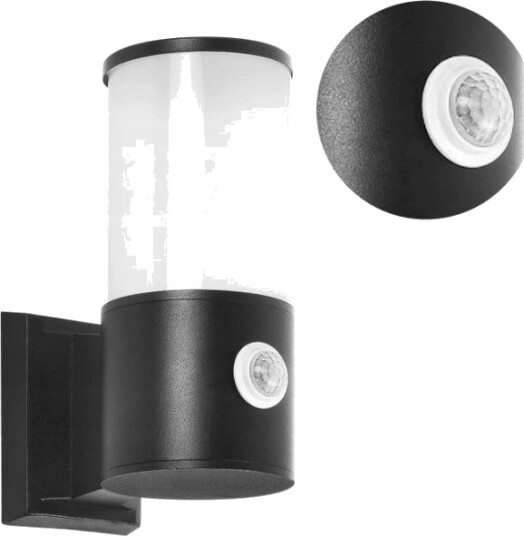 Philips Dalia Utendørs Vegglampe Med Bevegelsessensor E27 Maks. 15W Ip54 Svart