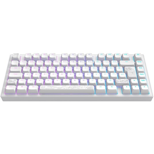 Dark Project Alu81 Gaming Tastatur Rgb Terra Nostra G3ms Moonstone Hvit Dark Project Alu81 Gaming Tastatur Rgb Terra Nostra G3ms Moonstone Hvit