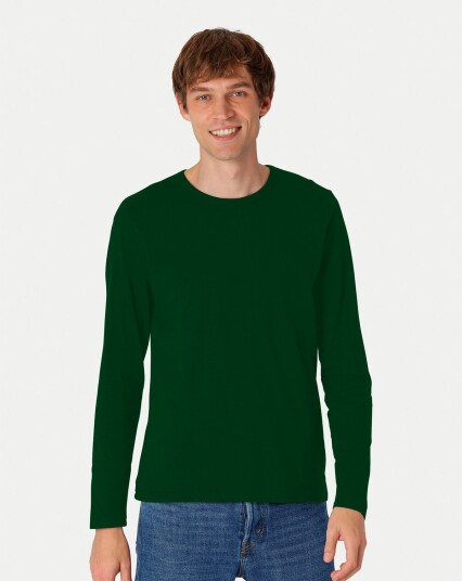 Neutral Organic   Mens Long Sleeve T shirt Grønn
