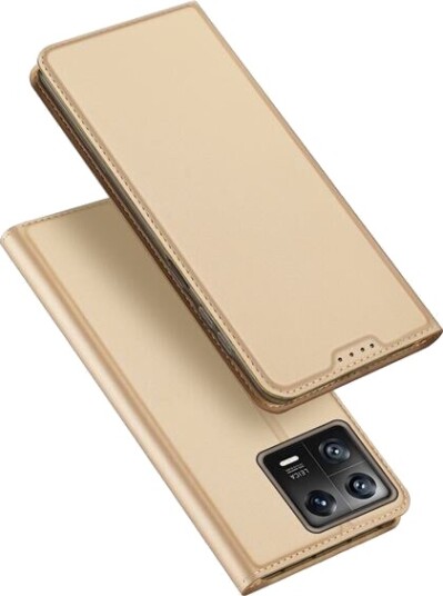 Dux Ducis Skin Pro Case Xiaomi 13 Flip Cover Card Wallet Stand Gold