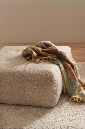 Bellus Furniture Fotskammel Moby Footstool Beige Bellus Furniture Fotskammel Moby Footstool Beige