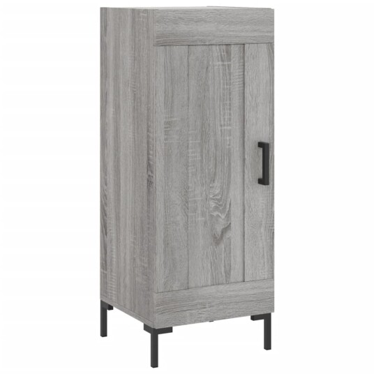 vidaXL Highboard grå sonoma 34,5x34x180 cm konstruert tre 8720845498771 vidaXL Highboard grå sonoma 34,5x34x180 cm konstruert tre 8720845498771